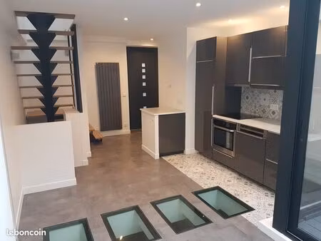 appartement récent - 3 pièces 57 m2 - esprit loft