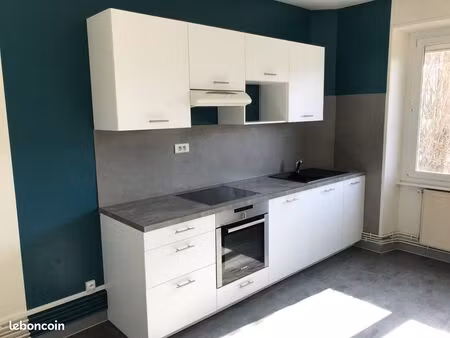 f3 rénové 70 m² centre-ville de sochaux