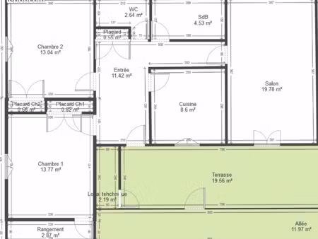grand et bel appartement t3