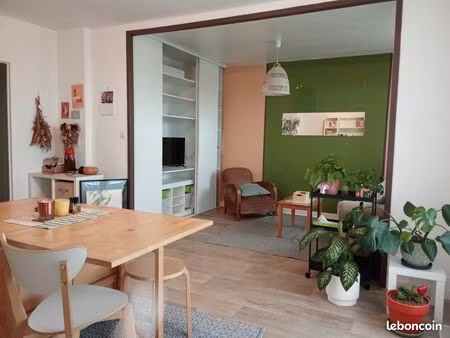 t3 meublé 67 m² – 2 chambres – balcon – fibre – romans-sur-isère