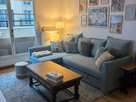 location meublée – t2 de 47 m² avec terrasse et parking – proche métro école vétérinaire d