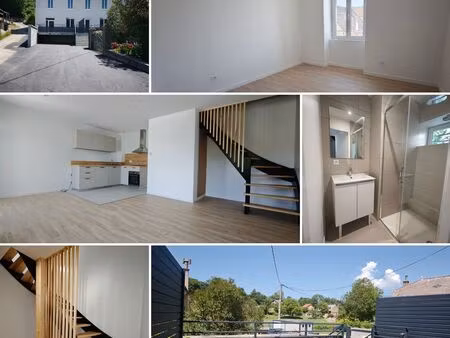 grande maison de village t4 - 3 niveaux - terrasse et parking