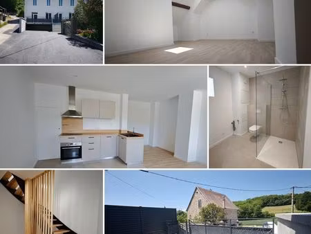 maison de village t3 - 3 niveaux - terrasse et parking