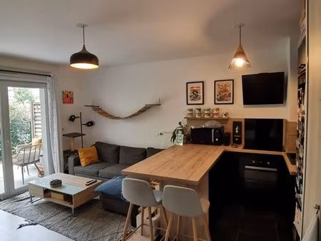 appartement t2 40m² + rez de jardin 24m²