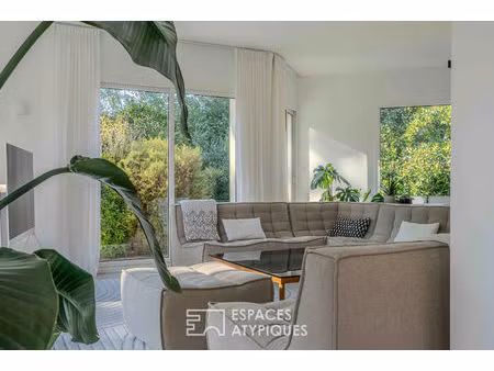 villa d'architecte entièrement repensée sur le golf de la baule