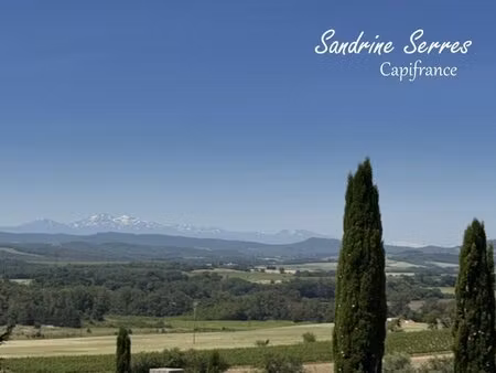 villa de plain-pied avec vue sur les pyrénées