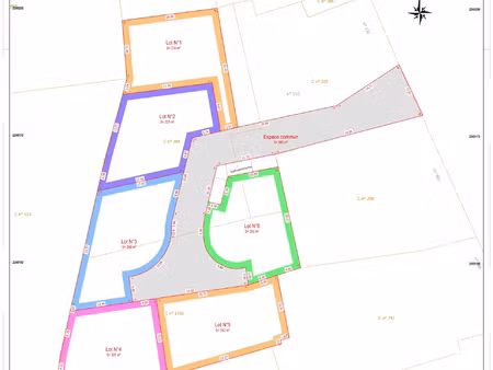 vente terrain 305 m² vernet (31810)