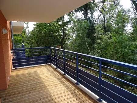 colomiers  t2 de 54 m² avec terrasse et deux garages.