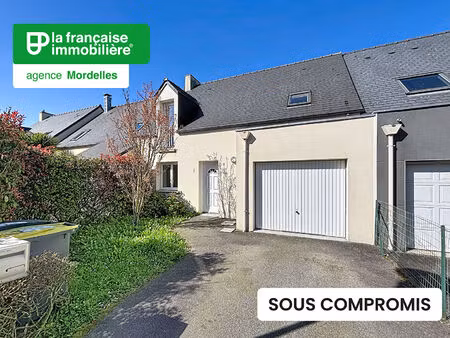 a vendre - bruz - maison mitoyenne - garage et terrain