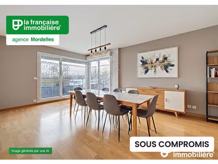 a vendre - mordelles - appartement t3 lumineux avec terrasse  garage et ascenseur