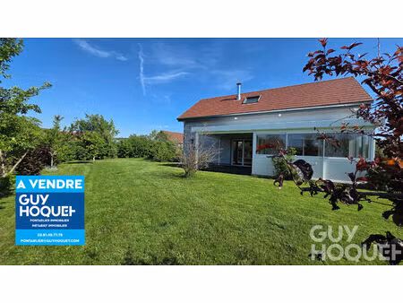 a vendre maison terrain plat garage double