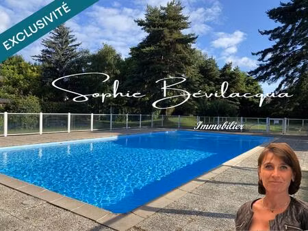maison sans vis a vis 4 chambres garage et piscine