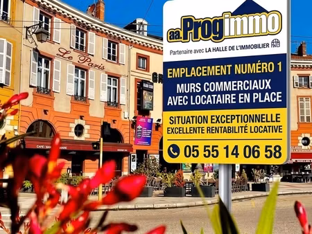 local commercial 2 pièces - 52 m²