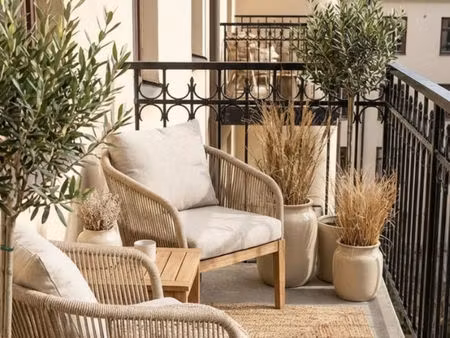 2 pieces balcon plein sud - zac des bas-heurts