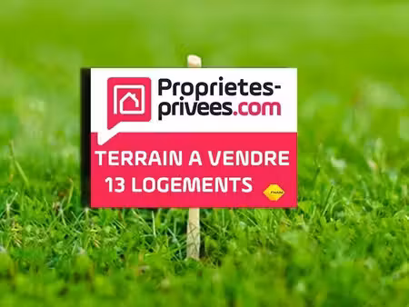 terrain constructible pour 13 logements dans cadre naturel
