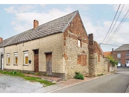 maison à vendre avec jardin et 1 chambre   wihéries (vbe32252)