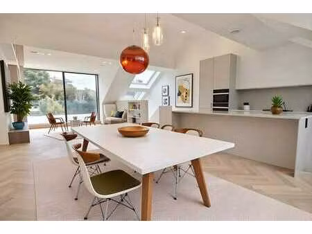 magnifique penthouse entièrement rénové dans une rue calme