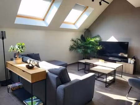 duplex 2 chambres lumineux avec garage et grande terrasse