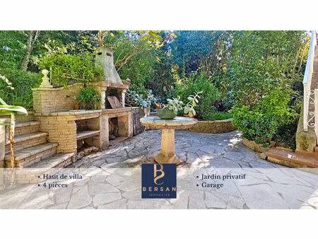 saint raphael - bas valescure appartement haut de villa avec jardin