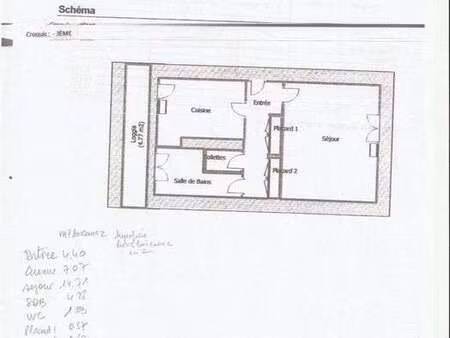 location appartement t1 meublé à évreux (27000) : à louer t1 meublé / 33m² évreux