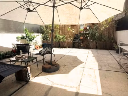 toulouse - saint-cyprien | t1 bis avec terrasse exceptionnelle de 33m²