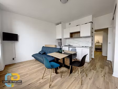 t2 meublé - 31m² - place arnaud bernard