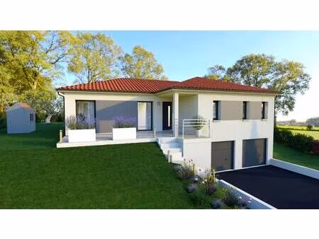 terrain avec maison neuve à vendre