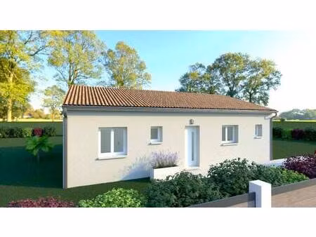 terrain avec maison neuve à vendre