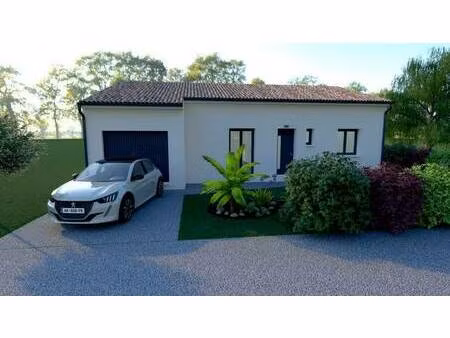 terrain avec maison neuve à vendre