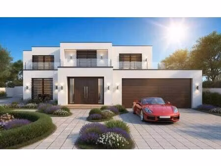 terrain avec maison neuve à vendre