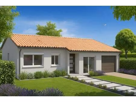terrain avec maison neuve à vendre