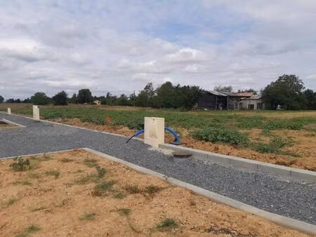 terrain constructible viabilisé à vendre
