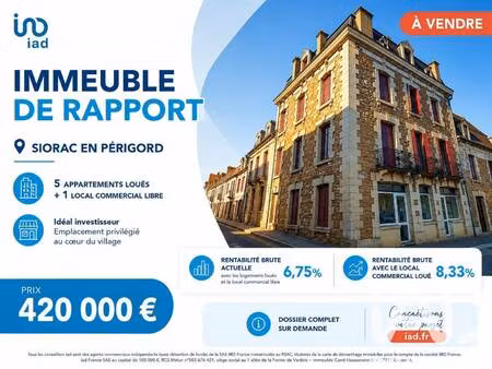 immeuble à vendre