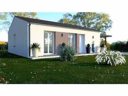 terrain avec maison neuve à vendre