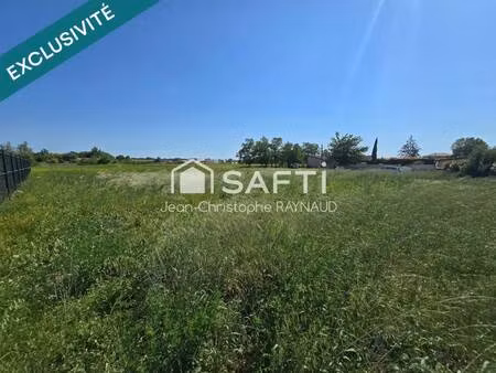 terrain constructible viabilisé à vendre
