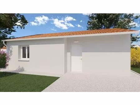 terrain avec maison neuve à vendre