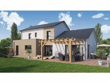 terrain avec maison neuve à vendre
