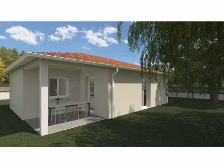 terrain avec maison neuve à vendre