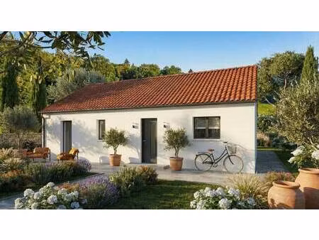 terrain avec maison neuve à vendre