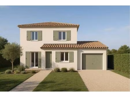 terrain avec maison neuve à vendre