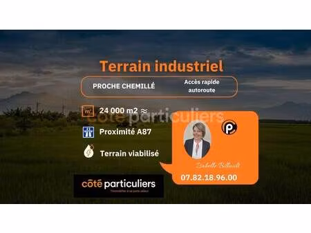 terrain constructible viabilisé à vendre