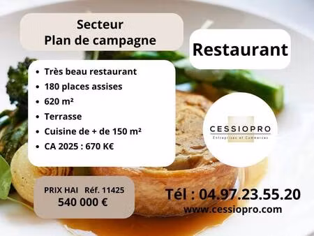restaurant à vendre