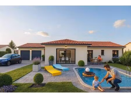 terrain avec maison neuve à vendre