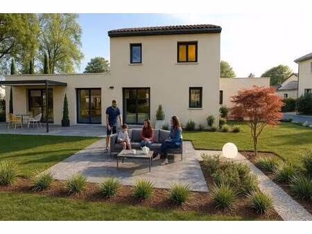terrain avec maison neuve à vendre