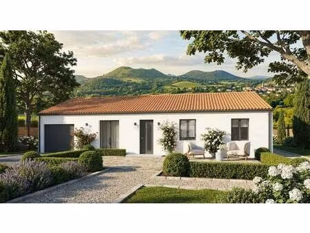 terrain avec maison neuve à vendre