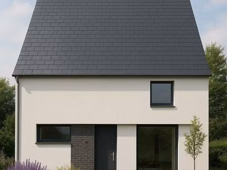 terrain avec maison neuve à vendre