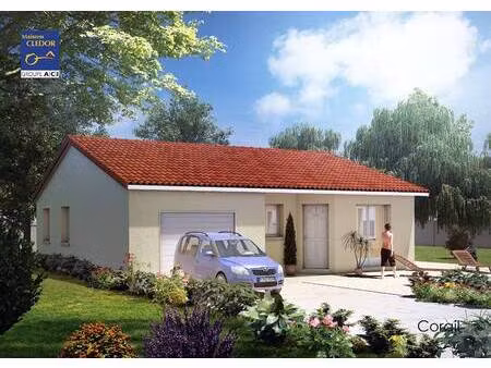 terrain avec maison neuve à vendre