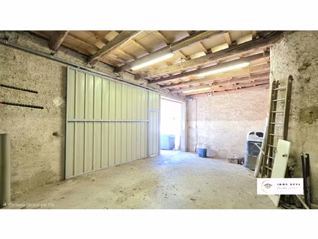 garage / dépendance en pierre 130 m2 sur deux niveaux - ne