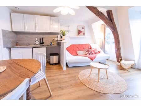 exceptionnel f2 meublé tout équipé  31m2 720 tout inclus aucune charge à ajouter