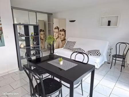 location studio meublé ampuis